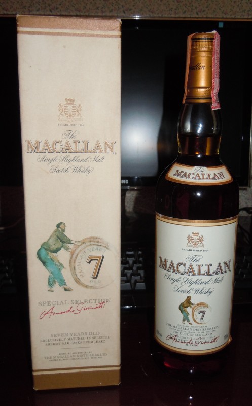 La mia bottiglia di Macallan 7 y.o. Giovinetti